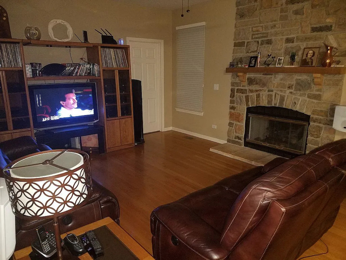 Before: empty living room